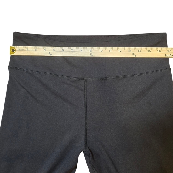 ZYIA Active Ankle Black Rose Leggings SIZE 20 - Picture 3 of 7